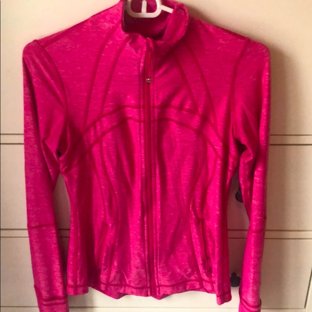Lululemon pink zip up jacket.